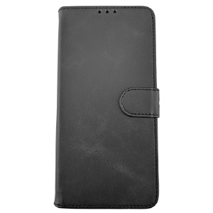 Чехол-книжка Flip Cover LEATHER Redmi Note 12 4G черный - фото