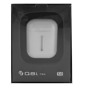 Bluetooth Air Pods Q8L TWS/BT5.1/touch/design 1/2 series/вкладыши белые# - фото
