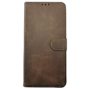 Чехол-книжка Flip Cover LEATHER Samsung A34 5G/346 темно-коричневый - фото