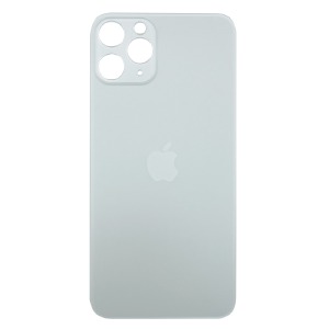 Задняя корпусная крышка Iphone 11 Pro серебро - фото