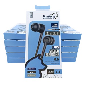 `SET Hands Free 3.5 Husky J115 тканевой белые 1,3м (10ШТ!!!+1ШТ ПОДАРОК) - фото