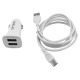 АЗУ Type-C Gerlax C2T 2.4A/2USB белое - фото 1