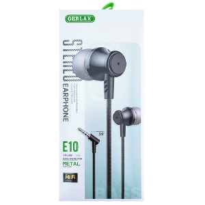 Hands Free 3.5 Gerlax E10 metall угловой коннектор черные 1,2м - фото