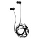 Hands Free 3.5 Gerlax GE-08 metall плоский кабель черные 1,2м - фото 1