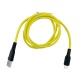Кабель microUSB Gerlax L1VY 3А/OD3.8 силиконовый желтый 1м  - фото 1