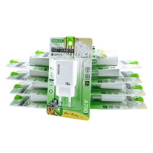 'SET блочков USB Gerlax A700 3A/1USB/18w/QC3.0/блистер белый (9ШТ!!!+1ШТ ПОДАРОК) - фото