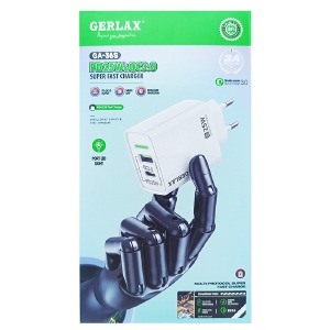 Блочек USB Gerlax GA-36S 25W + PD QC3.0 (MI TURBO CHARGE) белый - фото