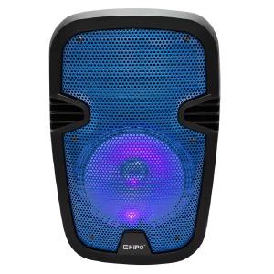 Колонка чемодан KIPO Q5 Bluetooth синяя 39х25х21 см - фото