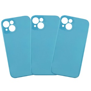 Силикон FULL PROTECTION iPhone 13 Pro Max "Soft touch" Original Ice blue (без лого) - фото