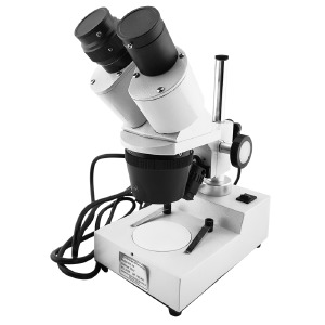 Микроскоп бинокулярный оптический Baku BX-3B 10X-40X, подсветка, для ремонта электроники - фото