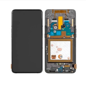 Дисплей для телефона Samsung A805/A80 2019 черный, с тачскрином модуль,с корпусной рамкой 100% сервис оригинал - фото