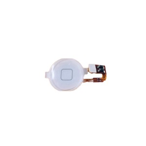Шлейф Apple iPhone 3G/3GS кнопки меню + пластик белый - фото