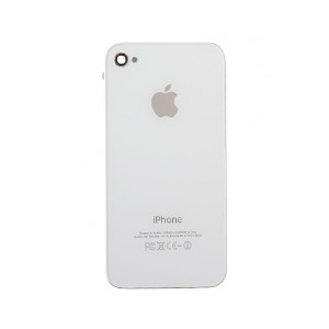 Задняя крышка на iPhone 4G белая - фото