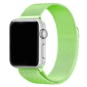 Ремешок для Apple Watch 42/44/45/49mm Миланская петля салатовый# - фото