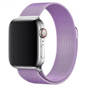 Ремешок для Apple Watch 42/44/45mm Миланская петля лиловый - фото