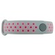 Ремешок для фитнесс браслета Mi Band 7 Sport перф. серо-розовый - фото 1
