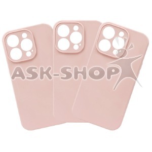 Силикон FULL PROTECTION iPhone 13 Pro "Soft touch" Original Sand pink (без лого) - фото