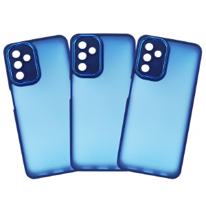 Накладка Matte Protection Samsung A50/A505/A50s/A507/A30s/A307 синяя - фото