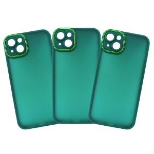 Накладка Matte Protection iPhone 14 Pro зеленая - фото