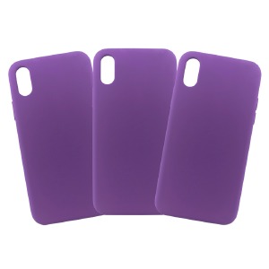 Силикон FULL "Soft touch" Original iPhone XR Ultra violet (без лого) - фото
