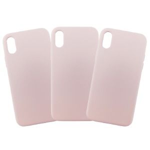 Силикон FULL "Soft touch" Origina iPhone X/XS Pink sand (без лого) - фото