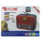 Радиоприемник аналоговый Golon RX-455S от сети/аккумулятор/USB/SD/СОЛНЕЧНАЯ ПАНЕЛЬ микс цветов 21х16х10см - фото 3