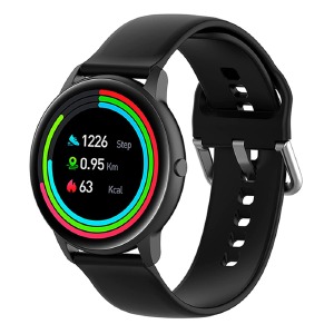 Смарт-часы (Smart watch) Xiaomi iMiLAB KW66 GL (BT5.0/1.28"/IP68/340mAh) черные - фото