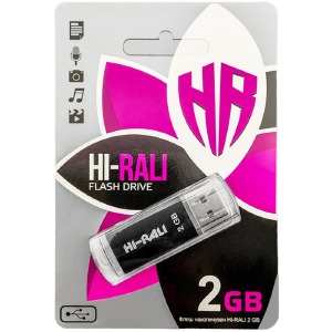 USB 2GB 2.0 Hi-Rali Rocket Series черная - фото
