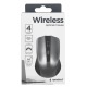 Компьютерная мышка беспроводная Gembird MUSW-4B-04-BG 4 кнопки/USB 2.4GHz/800-1600DPI блистер черно-серая - фото 1