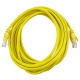 LAN кабель интернет 5м cat5e желтый - фото 1