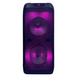 Колонка чемодан TTD-2810/11 Bluetooth 59х28x27 см черная RGB с микрофоном - фото