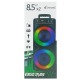 Колонка чемодан TTD-2807 8.5&quot;/30W/RGB/BT5.0/USB/AUX/microSD/FM/MIC/пульт 58х25x20см черная(6) - фото 2