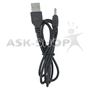 USB-кабель для зарядки разл. быт.приборов 3,5*1,35 (фонарики/лампы и т.д., разьем толстая нокиа) - фото