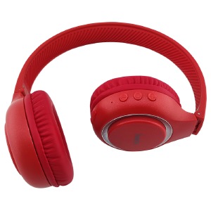 Hands Free большие Bluetooth Hoco W41 BT5.3/TFcard/AUX/mic/200mAh красный - фото