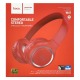 Hands Free большие Bluetooth Hoco W41 BT5.3/TFcard/AUX/mic/200mAh красный - фото 1