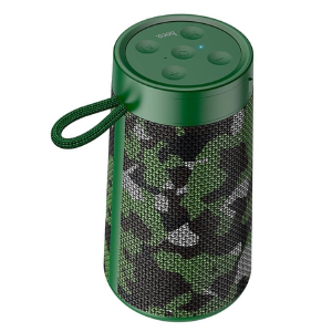 Колонка Hoco HC13 5W/BT5.0/USB/AUX/microSD/FM/1200mAh/TWS 15,3х8,3х6,8см хаки - фото