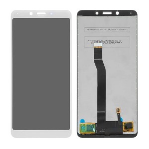 Дисплей для телефона Xiaomi Redmi 6/Redmi 6a белый, с тачскрином, модуль - фото