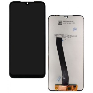 Дисплей для телефона Xiaomi Redmi 7 черный, с тачскрином, модуль - фото