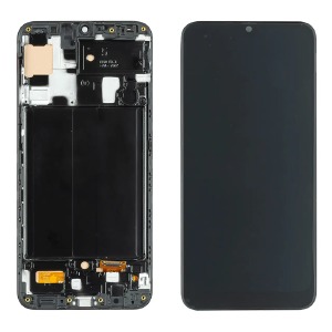 Дисплей для телефона Samsung A305/A505/A507 IPS черный, с тачскрином модуль - фото