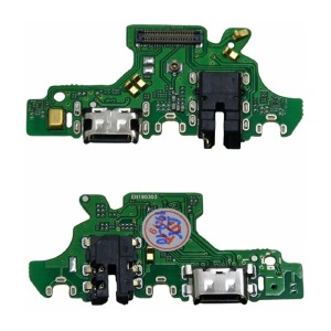 Разъём зарядки (Charger connector) Huawei P30 Lite с нижней платой и элементами - фото