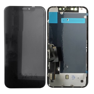 Дисплей для телефона iPhone 11 (Amoled) черный, с тачскрином, модуль - фото