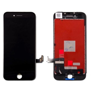 Дисплей для телефона iPhone 8/SE 2020 черный, с тачскрином, модуль oPass - фото