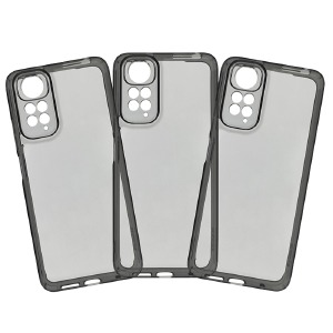 Силикон Space Xiaomi Redmi 9 темно-прозрачный тех.пак - фото