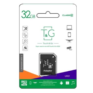 Карта памяти Micro SD 32GB (10) (+adapter) T&G UHS-I - фото
