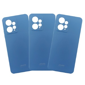 Силикон Smitt Soft Xiaomi Redmi 12c blue - фото