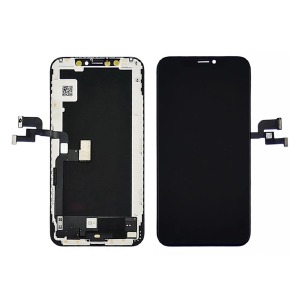 Дисплей для телефона iPhone XS (AMOLED) черный,с тачскрином модуль - фото