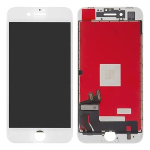 Дисплей для телефона iPhone 8/SE 2020 белый, с тачскрином, модуль oPass - фото