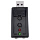 Звуковая карта USB 7.1 5CH (синяя, черная) - фото 1