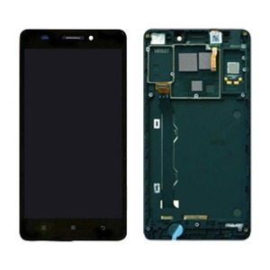 Дисплей для телефона Lenovo A3860 черный, с тачскрином, Модуль - фото