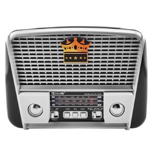 Радиоприемник аналоговый Golon RX-455S от сети/аккумулятор/USB/SD/СОЛНЕЧНАЯ ПАНЕЛЬ микс цветов 21х16х10см - фото